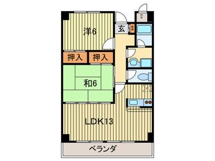 プリーマ北新の物件間取画像